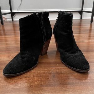 Dolce Vita black suede booties